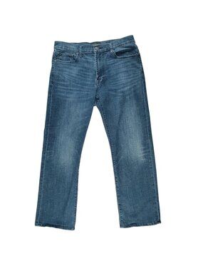 Lucky Brand Jeans Men 33x30 Blue 181 Relaxed Straight Stretch Denim Work Casual